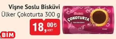 ÜLKER ÇOKOTURTA VİŞNE SOSLU BİSKÜVİ